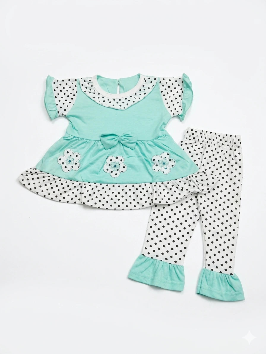 Baby Girl Malai Cotton Frock – Summer Collection (1-2 Years)