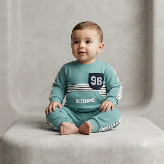 Baby Boy Full Sleeve Export Quality Outfit Set – Premium Soft Fabric (6–12 Months)