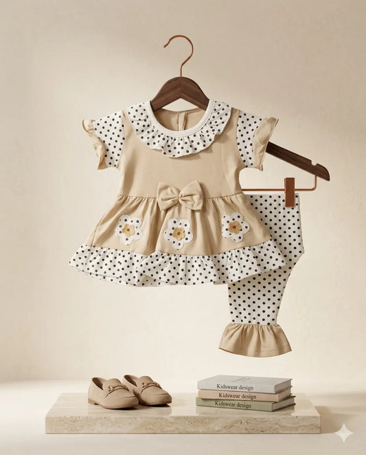 Baby Girl Malai  Frock – Summer Collection (1-2 Years)