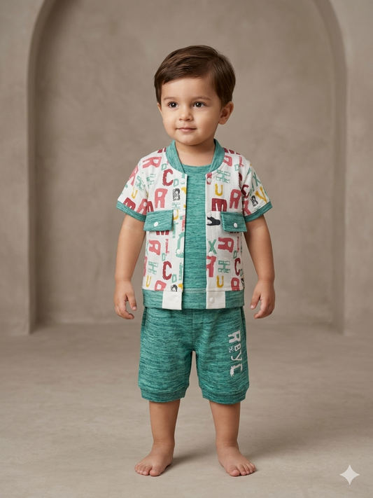 Baby Boy  SETwith Attached Inner & Double Layer Design + Matching Knicker (2.5 Years)
