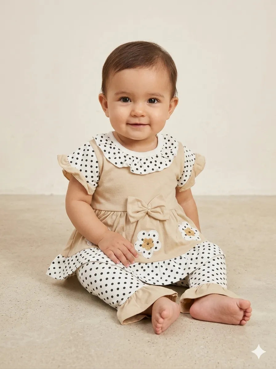 Baby Girl Malai  Frock – Summer Collection (1-2 Years)