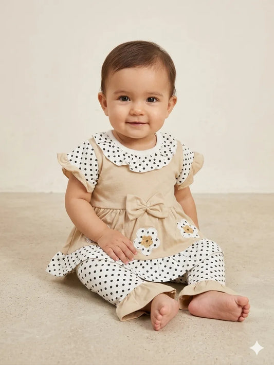 Baby Girl Malai  Frock – Summer Collection (1-2 Years)